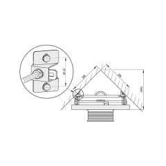 Адаптер для закрепления в угол Alcadrain (M918)