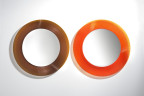 K BY LAUFEN зеркало круглое 780 мм orange