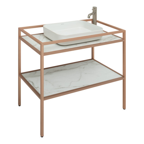 Консоль под раковину напольная Allen Brau Liberty 90 1.33004.60 медь