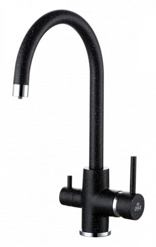 Смеситель для кухни Paulmark ESSEN, черный, 213211-308, Paulmark