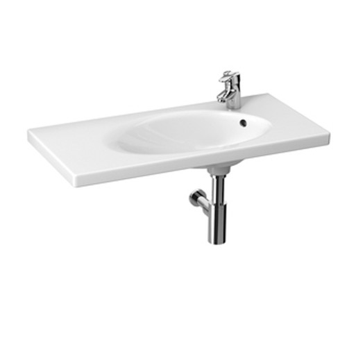 Раковина мебельная Roca Etna 80х38.5х14, санфарфор, цвет Белый (7.3270.0.A00.0)