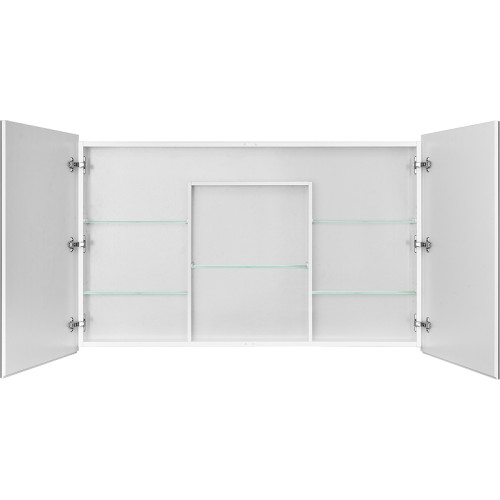 Зеркальный шкаф Aquaton Лондри 120 Белый глянцевый (1A267402LH010)