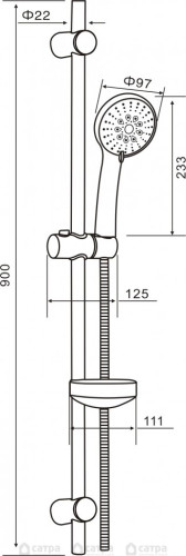 Душевой гарнитур Orange O-Shower OS053
