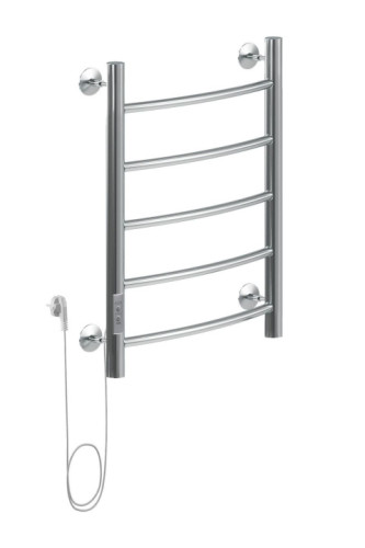 Полотенцесушитель электрический Aquanet Romeo 60х50 Тэн слева