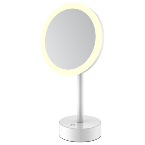 Зеркало настольное с увеличением 5х JAVA S-M551W белый