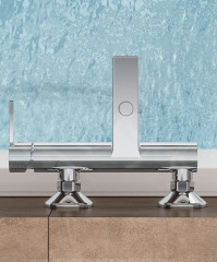 Смеситель для ванны Fiore KATANA 77CR7551, хром