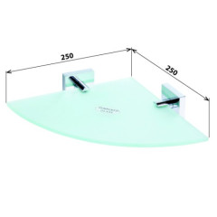 Полка стеклянная Bemeta Beta 132102012