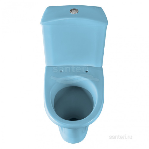 Унитаз-компакт Santeri Вест голубой 1.P201.8.S06.00B.F
