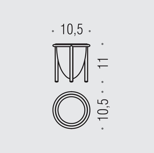 Стакан для зубных щеток Colombo Design Khala B1841.000