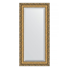 Зеркало настенное с фацетом EVOFORM в багетной раме виньетка бронзовая, 55х115 см, BY 1250