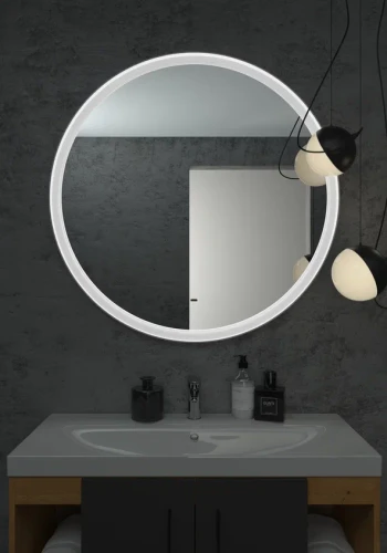 Зеркало Континент Planet white Led D 1000 с бесконтактным сенсором