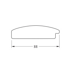 Зеркало настенное Octagon EVOFORM в багетной раме серебряная кольчуга, 57х57 см, BY 3877