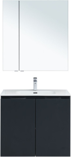 Мебель для ванной Aquanet Алвита New 80 2 дверцы, антрацит