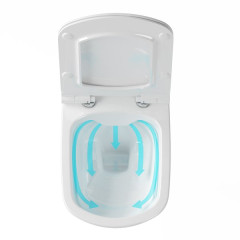 Унитаз подвесной CLASSIC RimOFF (безободковый) белый