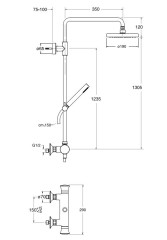 Душевая система Cristina Fontana FN 456