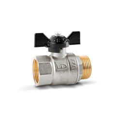 Кран шаровой латунный LD Pride 47.25.B-Н.Б