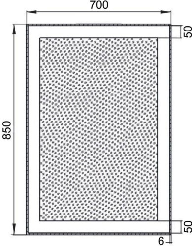 Зеркало Aquanet Алассио 7085 LED