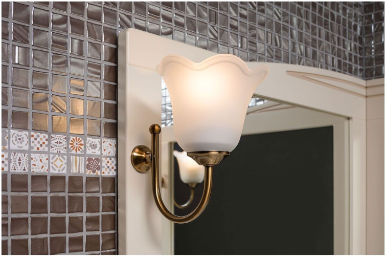 Зеркало Aquanet Луис 70 угловое бежевый