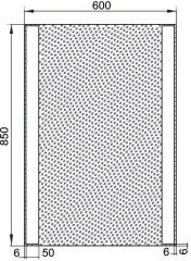 Зеркало Aquanet Форли 6085 LED