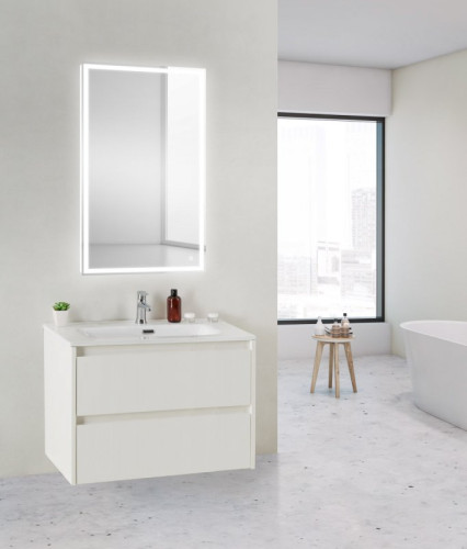 База под раковину подвесная BelBagno KRAFT 39-700/390-2C-SO-BO Bianco Opaco