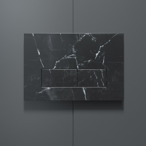 Клавиша смыва IDDIS чёрный мрамор On-X 001 (ONX01B0i77)