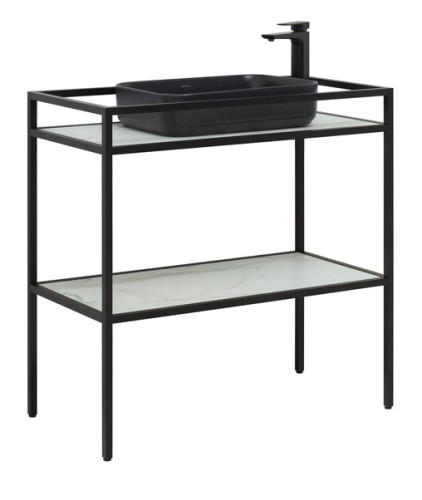 Консоль под раковину напольная Allen Brau Liberty 90 1.33004.BB черный