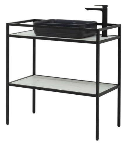 Консоль под раковину напольная Allen Brau Liberty 90 1.33004.BB черный