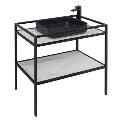 Консоль под раковину напольная Allen Brau Liberty 90 1.33004.BB черный