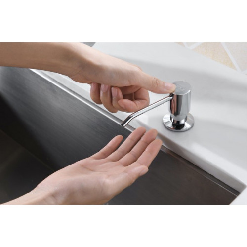 Дозатор для жидкого мыла Paulmark DECUS, D004-G, золото, Paulmark