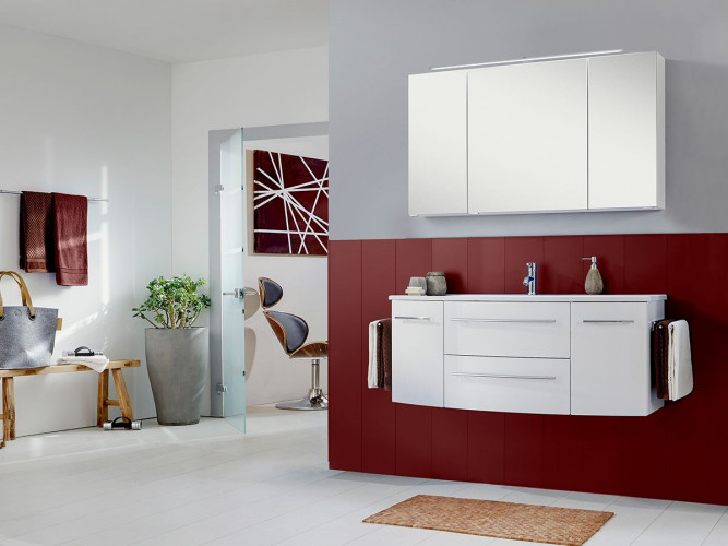 Комплект мебели Marlin 3040city, 1200 мм (2 ящика, 2 двери), цвет каштан графитовый