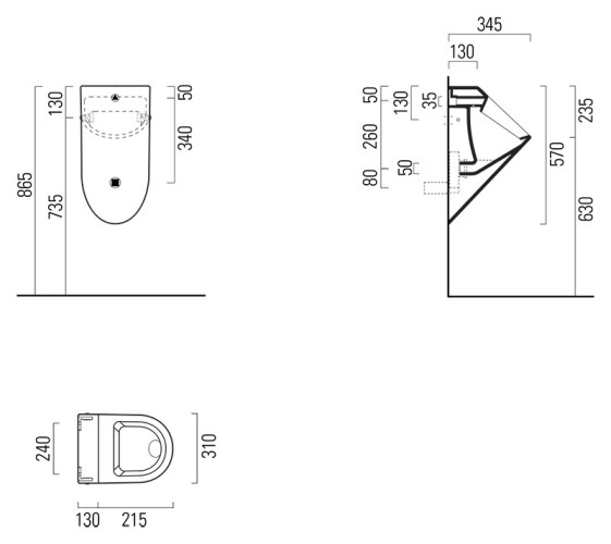 Писсуар GSI Norm 35 869811