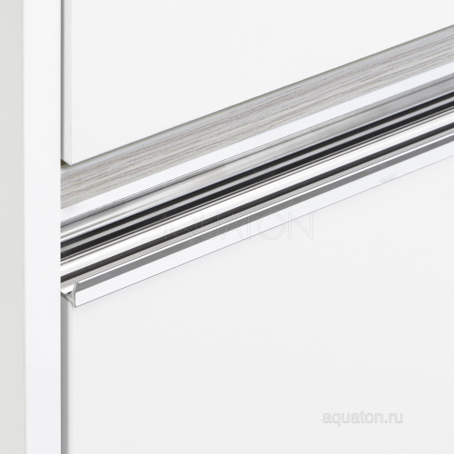 Тумба для раковины AQUATON Лондри 600 под стиральную машинку, белая (1A235901LH010)