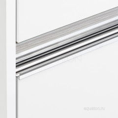 Тумба для раковины AQUATON Лондри 600 под стиральную машинку, белая (1A235901LH010)