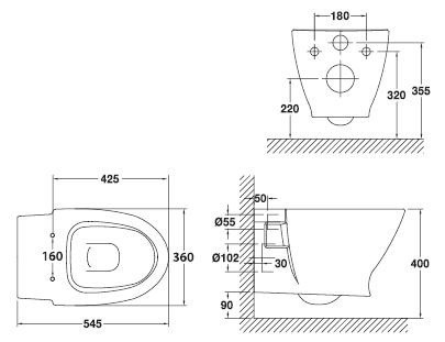 Унитаз Gala Jazz 28172