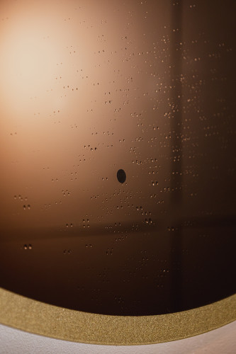 Зеркало Monaco-GOLD d770 бесконтактный сенсор, золотая рамка (LED-00002766)