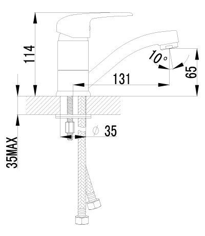 Смеситель  Lemark Pramen LM3307C