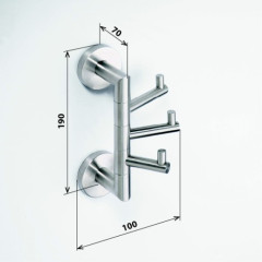 Крючок для полотенец Bemeta Neo stainless 104206075