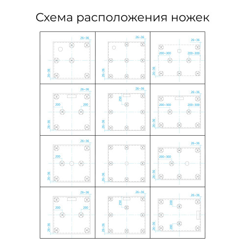 Душевой поддон квадратный RGW ST-G Графит арт. 16152100-02