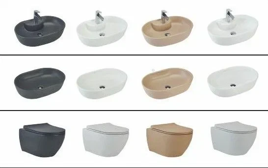 Унитаз подвесной beWash Bogen безободковый с сиденьем микролифт латте (бежевый) 88303273 + EVB6385