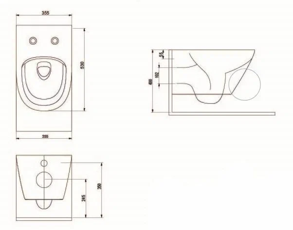 Унитаз подвесной beWash Bogen безободковый с сиденьем микролифт латте (бежевый) 88303273 + EVB6385