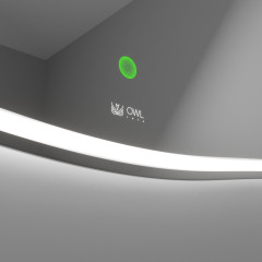 Зеркало OWL 1975 Roxen с LED подсветкой, 850х745