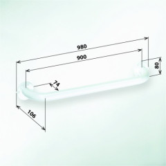 Поручень для ванны Bemeta Help 301100904