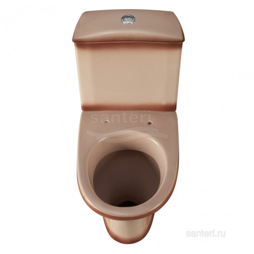 Унитаз-компакт Santeri Вест декор бежевый 1.P201.8.S07.00B.F