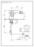 Emmevi Deco Classic, смеситель с донным клапаном для биде, цвет белый-золото