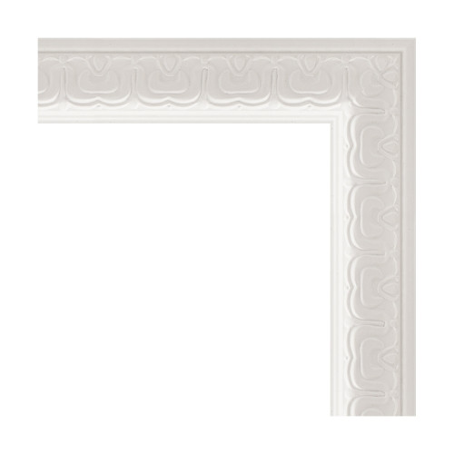 Зеркало настенное EVOFORM в багетной раме алебастр, 52х102 см, BY 1051