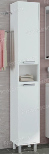 Пенал Francesca Eco 30 белый (2дв. универсальный)