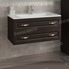 Тумба с раковиной Francesca Империя П 90 венге (2 ящ. ум. Элен 90)