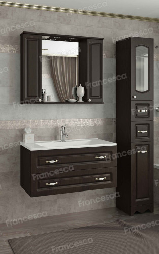 Тумба с раковиной Francesca Империя П 90 венге (2 ящ. ум. Элен 90)