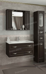 Тумба с раковиной Francesca Империя П 90 венге (2 ящ. ум. Элен 90)