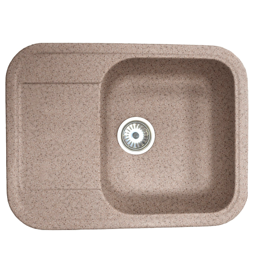 Кухонная мойка Formastone Fosto  КМ 61-47, прямоугольная с крылом, песочный пляж